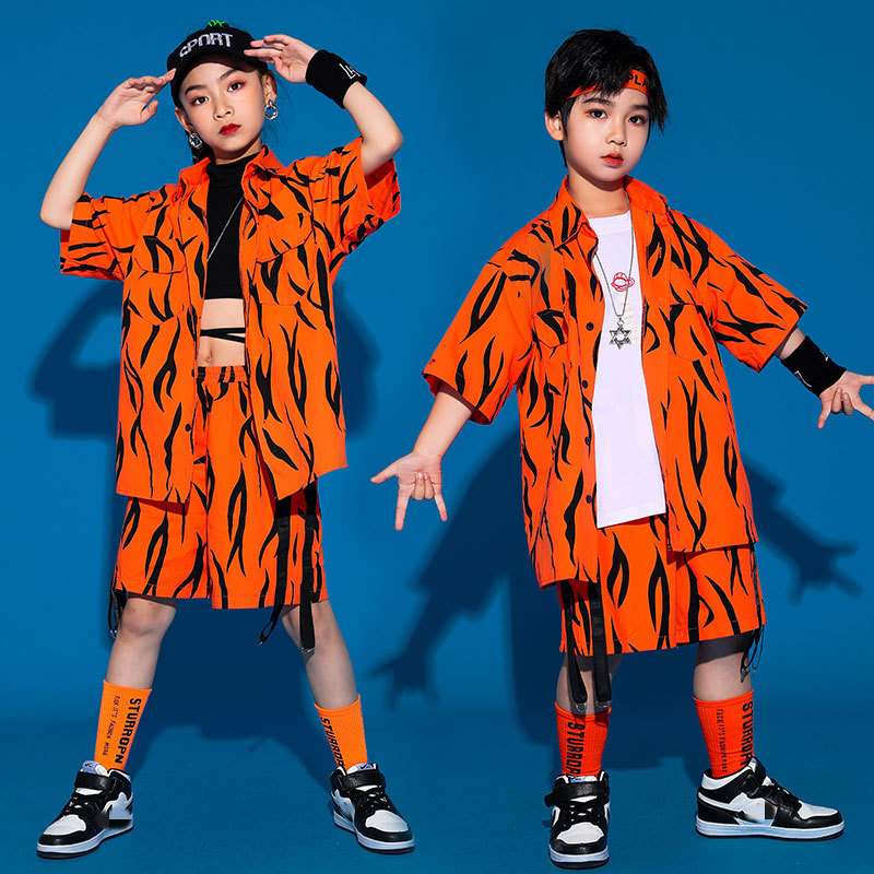 Children Street jazz hiphop Dance costumes modern gogo dancers Performance Clothing Boys Fashion Jazz Dance wear Performance Clothing