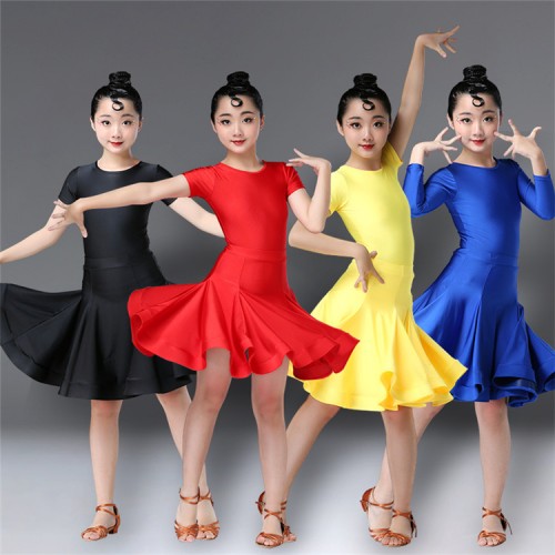 Girls Professional Latin Dance Dress For Ballroom, Salsa, And Competitions  Stage Dance Wear Clothing For Children Style 221007 From Cong05, $20.81