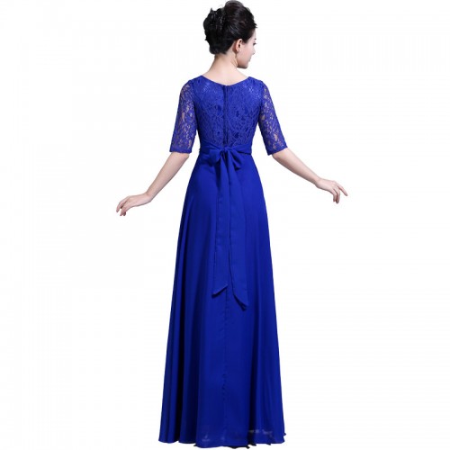 Royal Blue Church Dresses