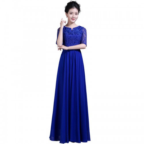 Royal Blue Church Dresses