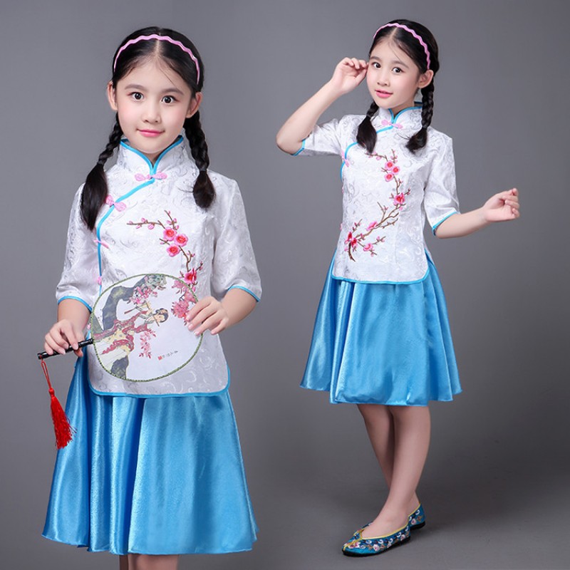 Chinese folk dance princess dress for children girls photos drama ...