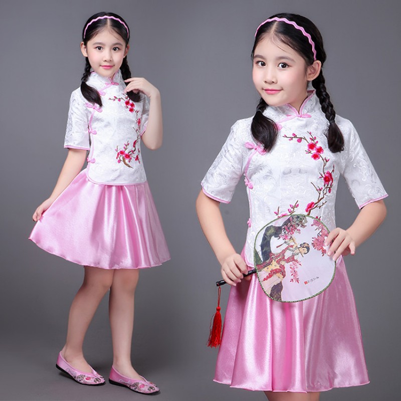 Chinese folk dance princess dress for children girls photos drama ...