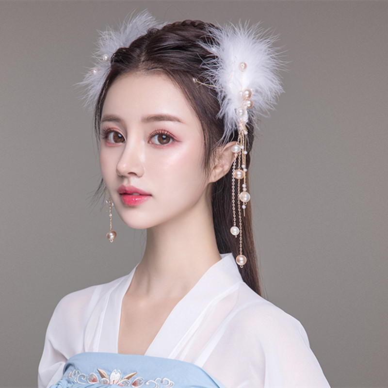 Ancient Hanfu hair ornament headdress for girls women fairy