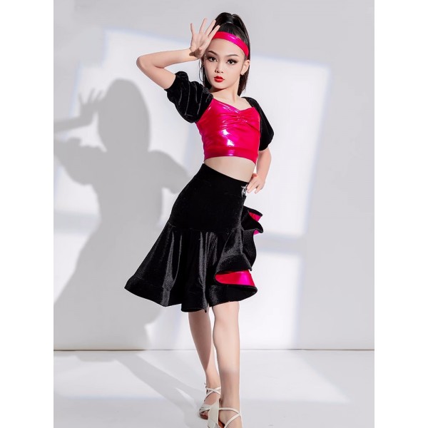 Tango Show Velvet Performance Dress