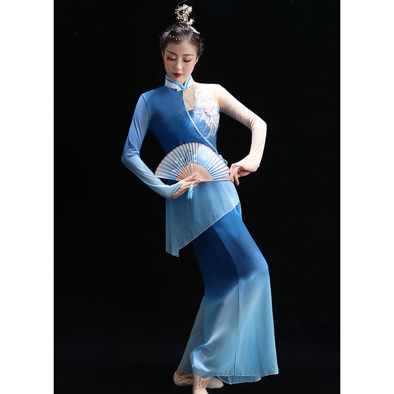 Red folk dance cosplay stage performance Dance clothes Costume Mongolian  gowns dress Women clothing…