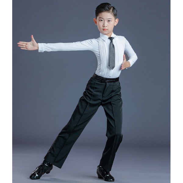 Kids black dress shirt online