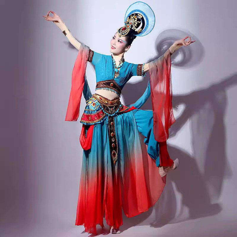 Fairy Hanfu Dunhuang flying dance costume Chinese ancient