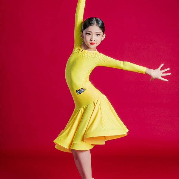 Girls Professional Latin Dance Dress For Ballroom, Salsa, And Competitions  Stage Dance Wear Clothing For Children Style 221007 From Cong05, $20.81