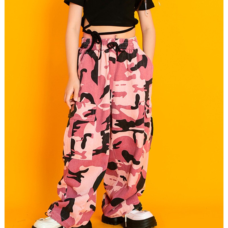 Sexy Camouflage Punk Camouflage Trousers Women For Women Loose Fit