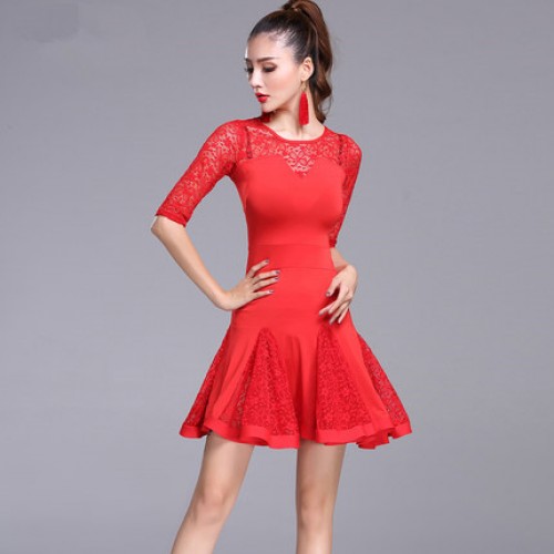 Workout clothes dancing dress latin ballroom dancing dresses for