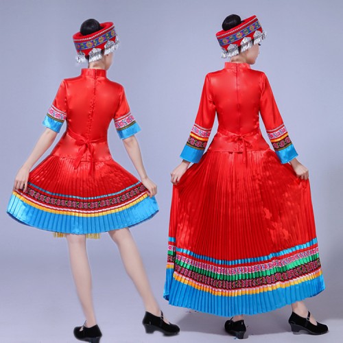 classical traditional chinese miao folk dance costumes for women miao hmong  clothes hmong-clothes china national clothing