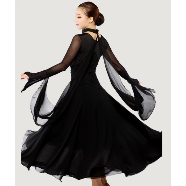 black dance dresses