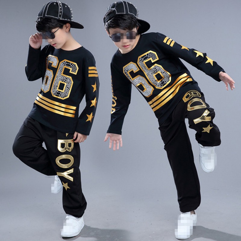 Kids Boys Korean Street Jazz Dance Costume Red Tshirt Shorts Hip Hop Clothes  Set Causal Wear | Wish