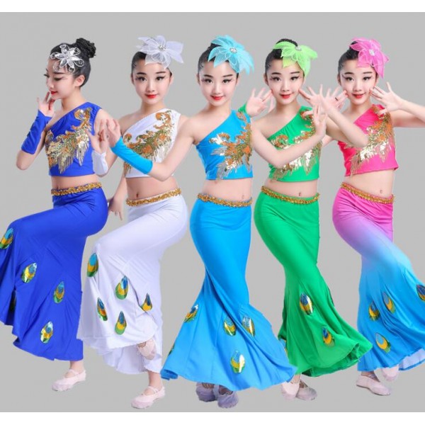 Girls' Classical Dance Costumes Chinese Dance Pants Performance Clothing  Training Clothes Folk Dance Costume – the best products in the Joom Geek  online store