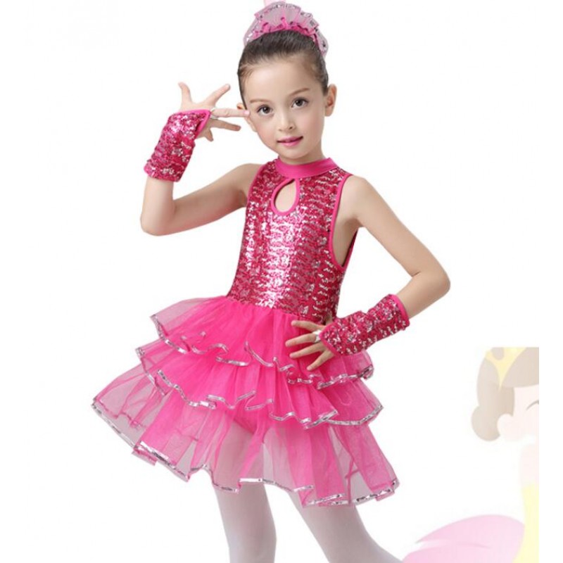 pink sparkly dance costume