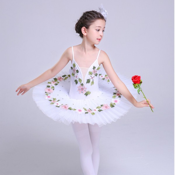wholesale kids ballet gymnastics leotards long sleeves for girls stage  performance competition tutu ballet dance tops bodysuits-  Material:microfiber and spandex ( stretchable fabric)Content