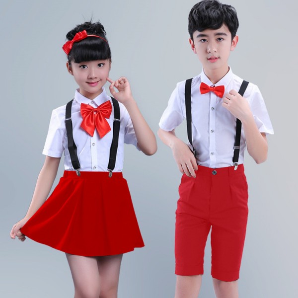 red outfits for school