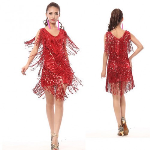 Latin dance dress Special offer latin dance dress women Latin dance costume latin salsa dresses fringe dress