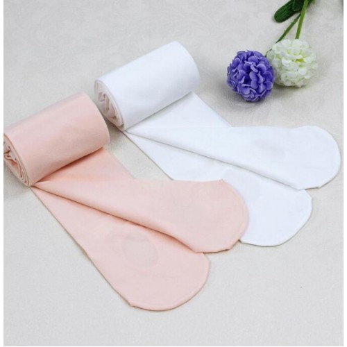 Children Girls Kids Soft Microfiber Ballet Dance Panty Hose Leggings  Convertible Dance Ballet Tights With Hole pants- Material : spandexContent  : Only One p