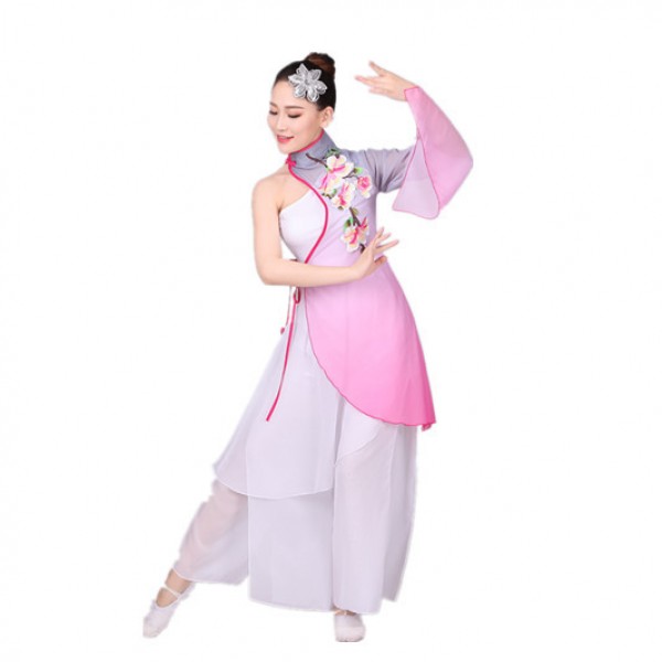 Chinese Drama Dance Folk Clothing For Women Ancient Carnival Fancy Dress  For National Stage Performances From Fleming627, $70.66