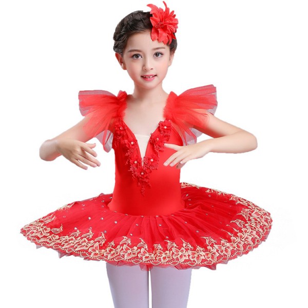 red ballet dress