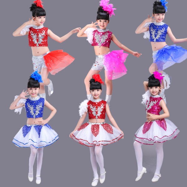 Women Adult Competition Stage Lyrical Dance Costume Mesh Ballet
