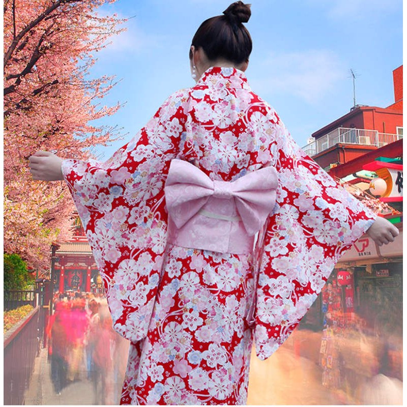 Japanese women Lolita Long sleeve dress cosplay kimono cute girl anime  Costumes | eBay