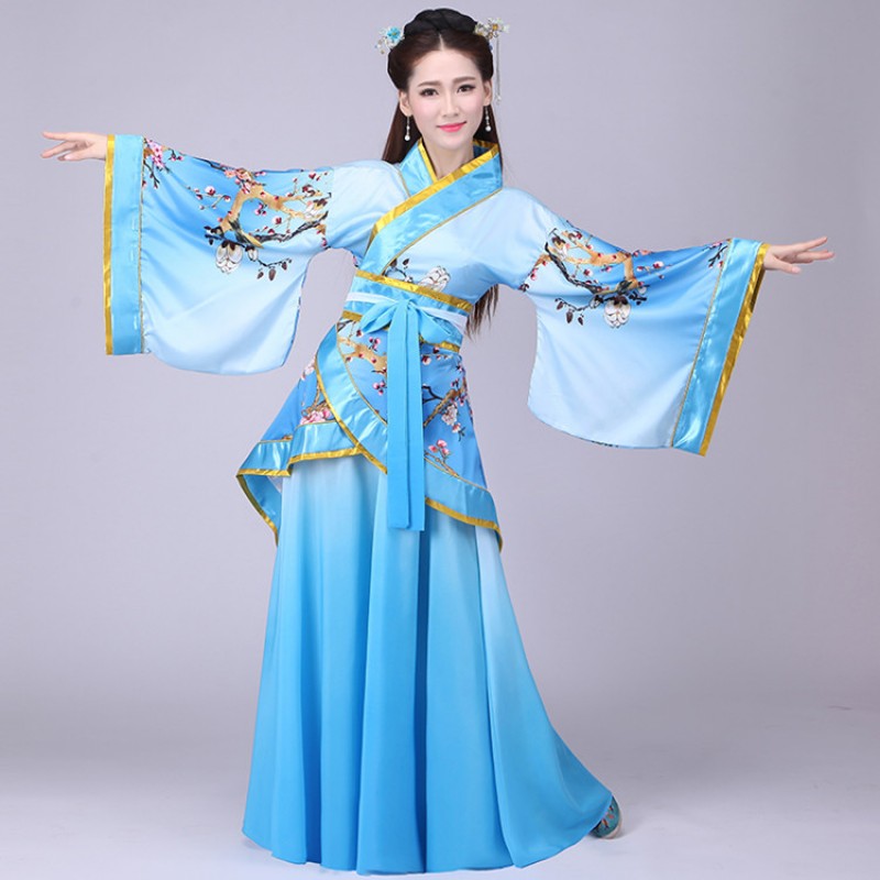Summer Chinese Hanfu Princess Dress Women Fairy Folk with Kimono Female  Dance Oriental Costume Chinese Clothes | Lazada