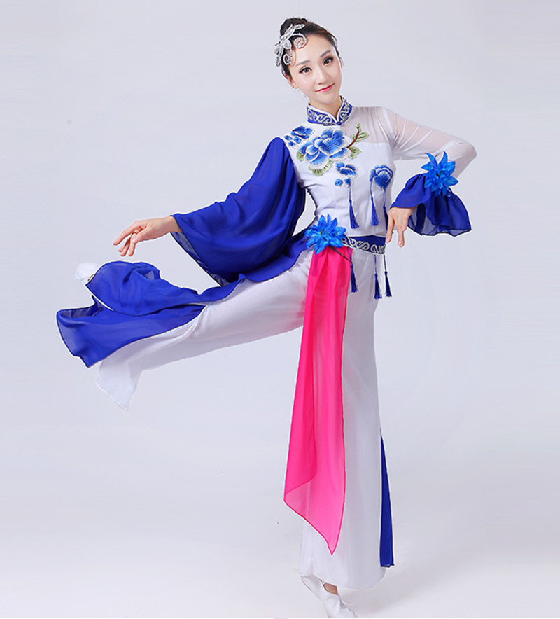 royal blue traditional outfits